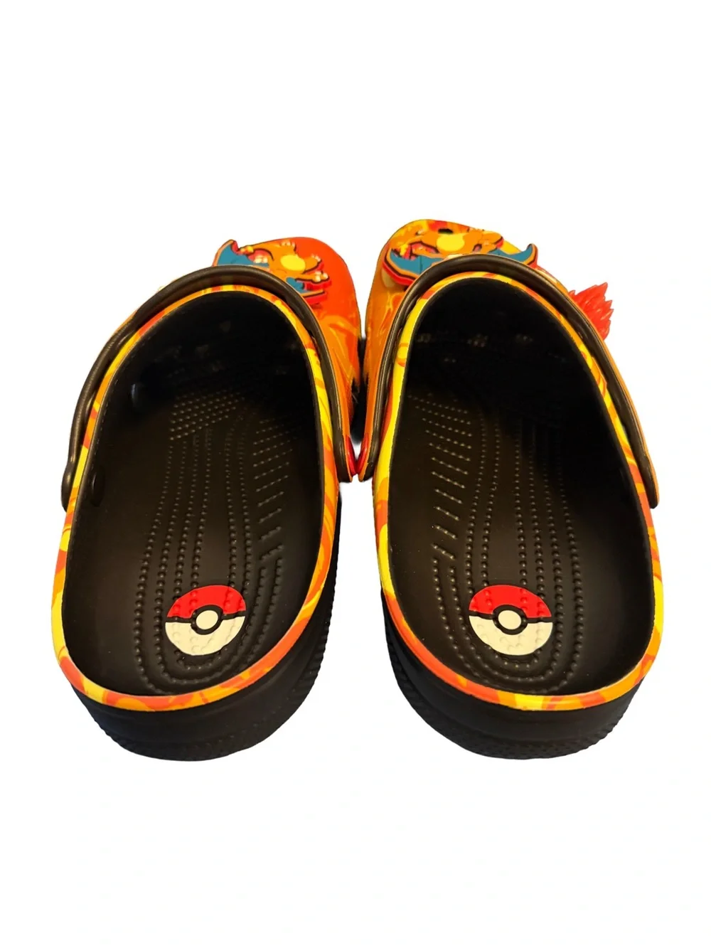NWT & Box CROCS Pokemon Classic Clogs Charizard Org/Ylw Men Size 9, Women 11